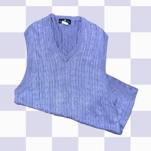 Saks Fifth Ave Silk Sweater Vest